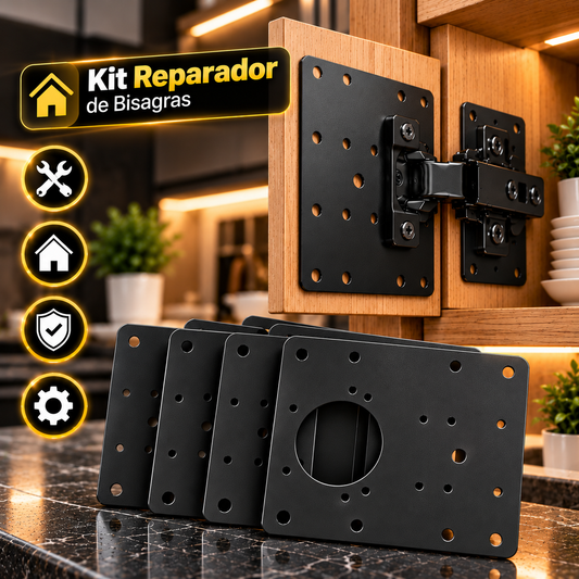 Kit  Bisagras Premium Negro x 4