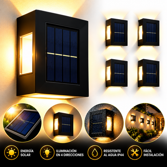 Luz Solar Para Pared X 2
